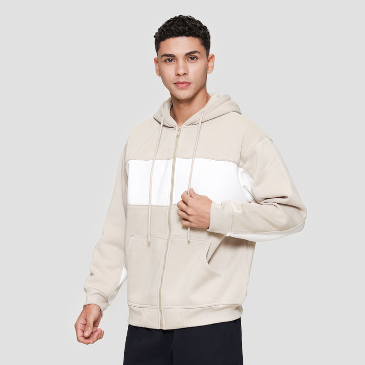 Nevada Knit Cut And Sewn Jaket Hoodie Pria