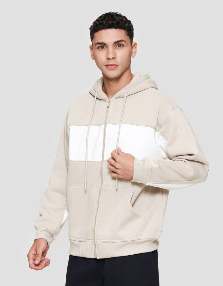 Nevada Knit Cut And Sewn Jaket Hoodie Pria