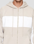 Nevada Knit Cut And Sewn Jaket Hoodie Pria
