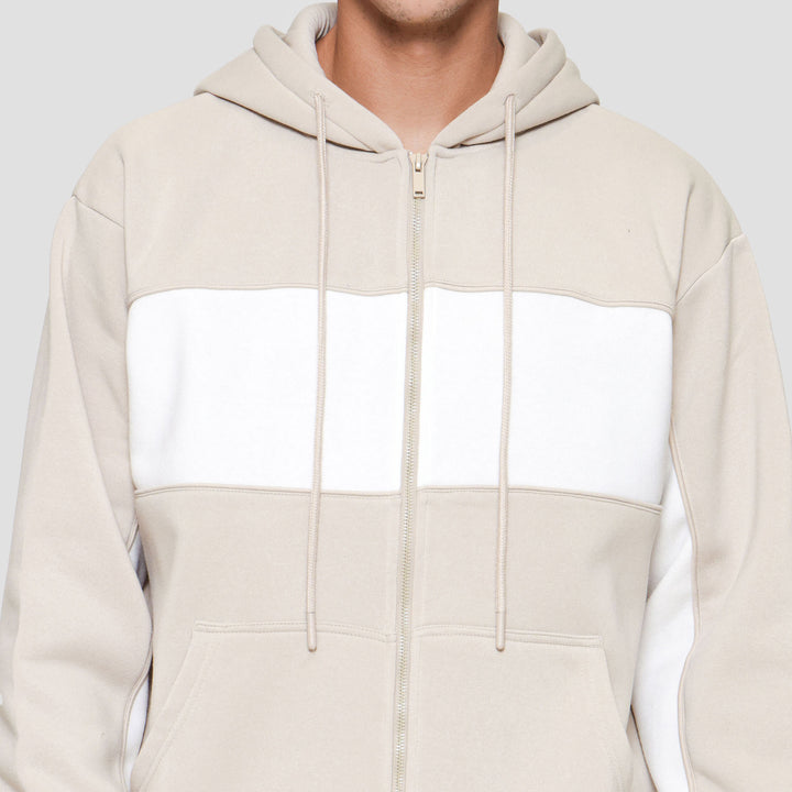 Nevada Knit Cut And Sewn Jaket Hoodie Pria