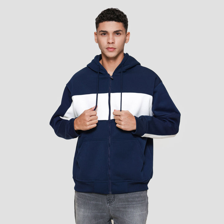 Nevada Knit Cut And Sewn Jaket Hoodie Pria