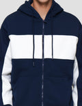 Nevada Knit Cut And Sewn Jaket Hoodie Pria