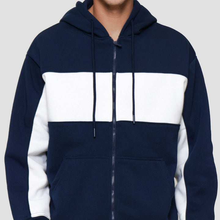 Nevada Knit Cut And Sewn Jaket Hoodie Pria