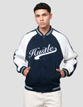 Nevada Varsity Two Tone Jaket Pria