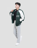 Nevada Varsity Two Tone Jaket Pria