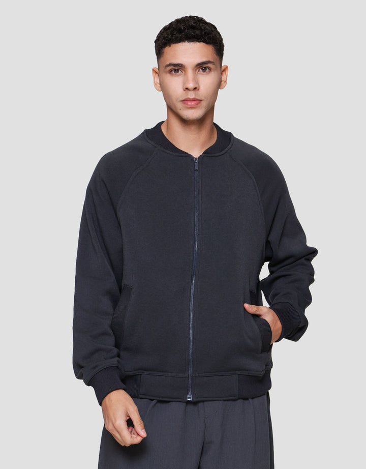 Nevada Knit Raglan Basic Jaket Pria