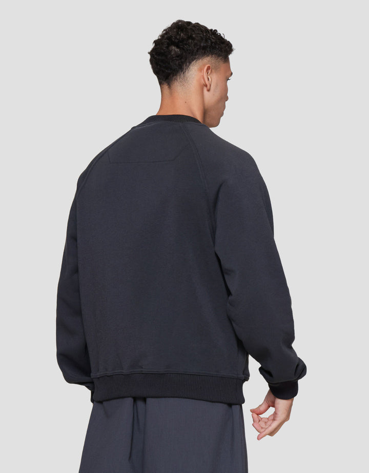 Nevada Knit Raglan Basic Jaket Pria