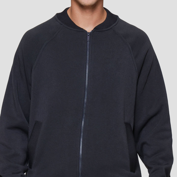 Nevada Knit Raglan Basic Jaket Pria