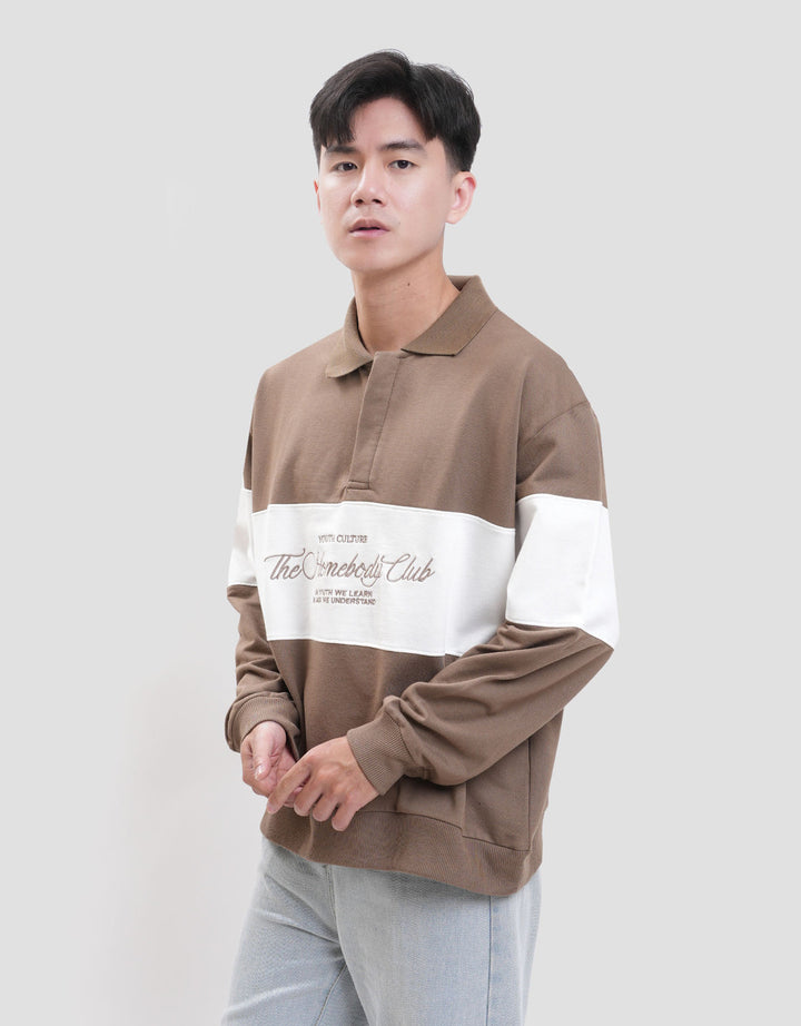 Nevada Cut & Sewn Embro Sweater Pria