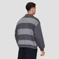 Nevada Yard Dyed Stripes Embro Sweater Pria