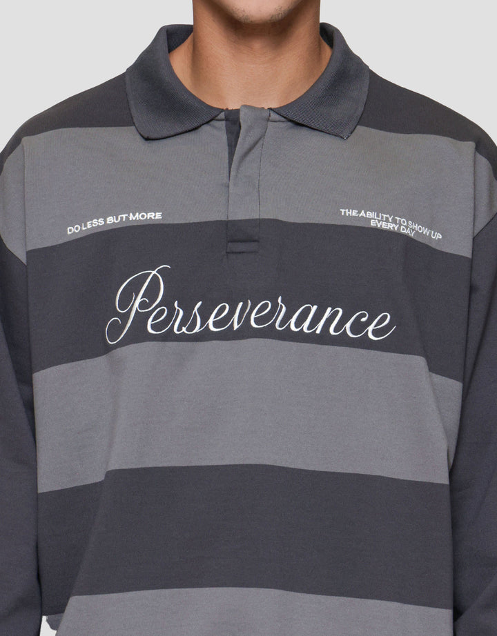 Nevada Yard Dyed Stripes Embro Sweater Pria