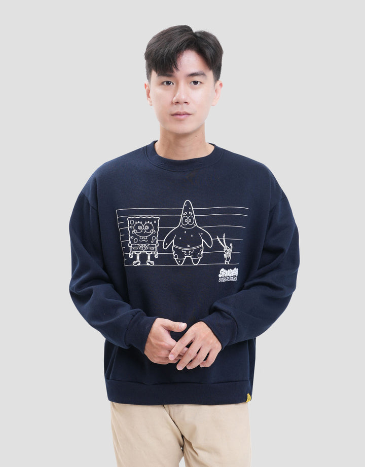 Nevada Spongebob Squarepants Three Sweater Pria