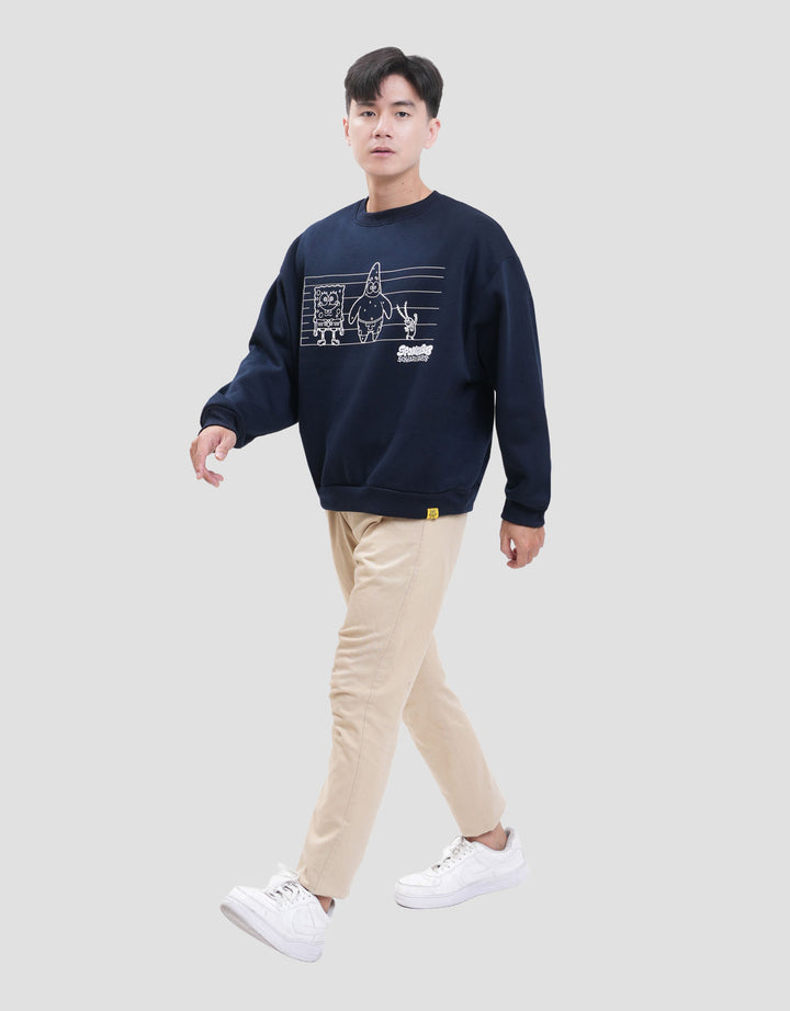 Nevada Spongebob Squarepants Three Sweater Pria