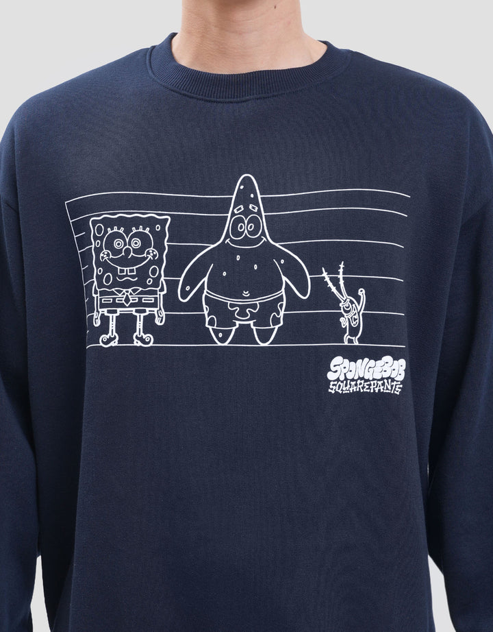 Nevada Spongebob Squarepants Three Sweater Pria
