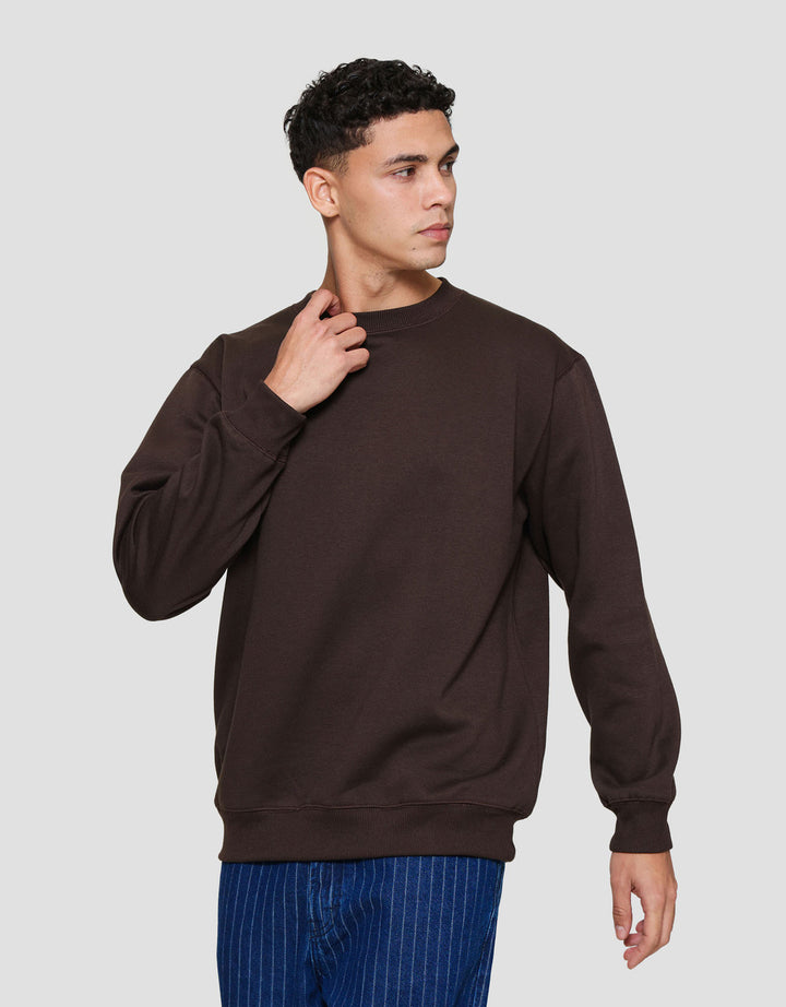 Nevada Basic Overlock Sweater Pria