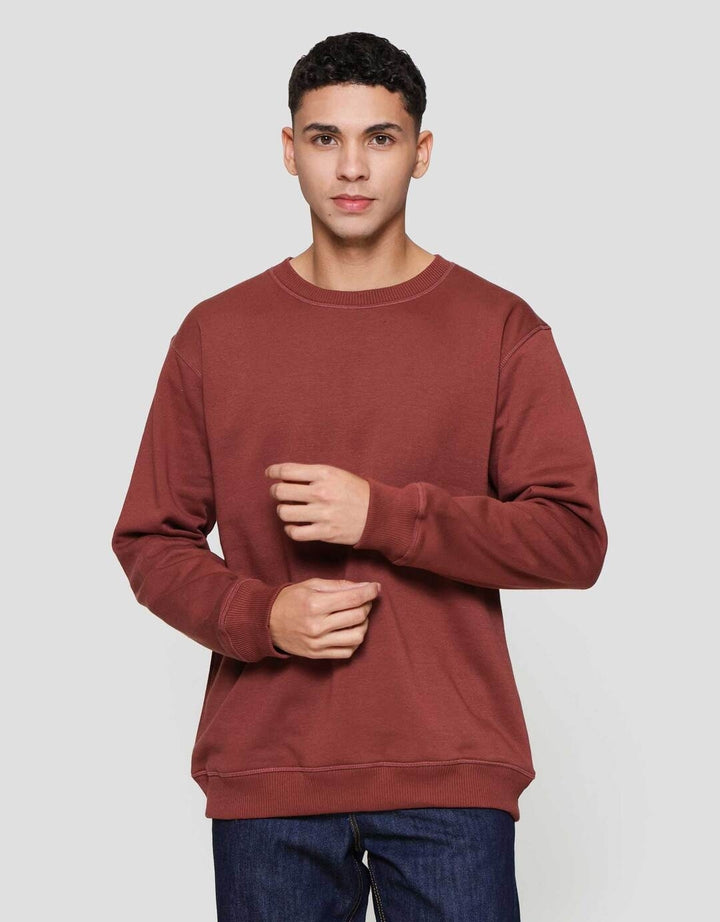 Nevada Basic Overlock Sweater Pria
