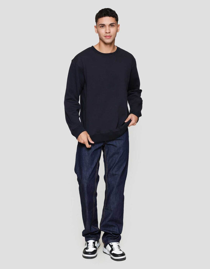 Nevada Basic Overlock Sweater Pria