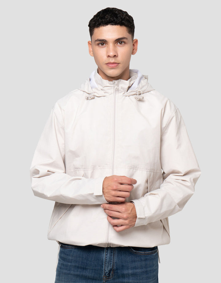 Nevada Hidden Zipper And Flap Pocket Jaket Hoodie Pria