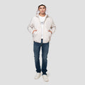 Nevada Hidden Zipper And Flap Pocket Jaket Hoodie Pria