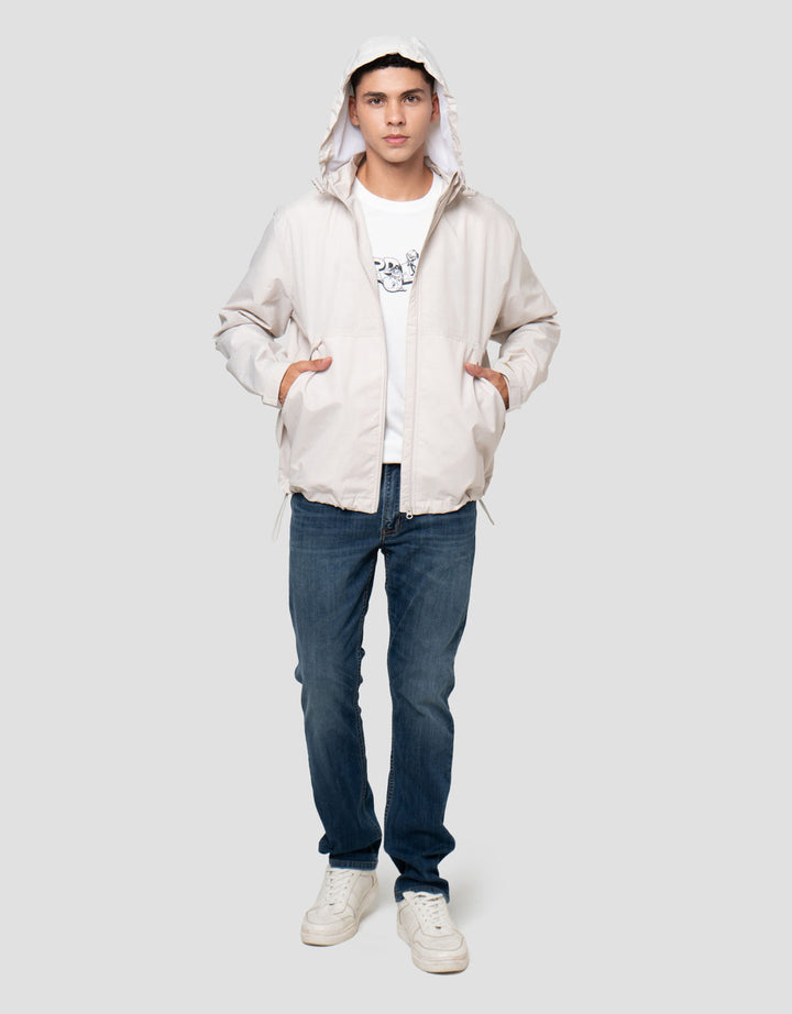Nevada Hidden Zipper And Flap Pocket Jaket Hoodie Pria