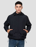 Nevada Hidden Zipper And Flap Pocket Jaket Hoodie Pria