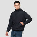 Nevada Hidden Zipper And Flap Pocket Jaket Hoodie Pria
