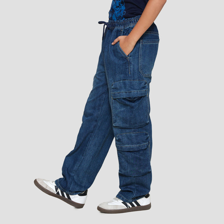 Nevada Relaxed 4 Pockets Celana Denim Anak Laki-laki