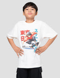 Nevada Print Skate Anime Kanji Simply Kaos Anak Laki-laki