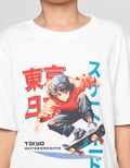 Nevada Print Skate Anime Kanji Simply Kaos Anak Laki-laki