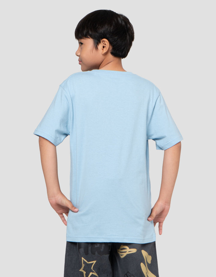 Nevada Print Skate Anime Kanji Kaos Anak Laki-laki