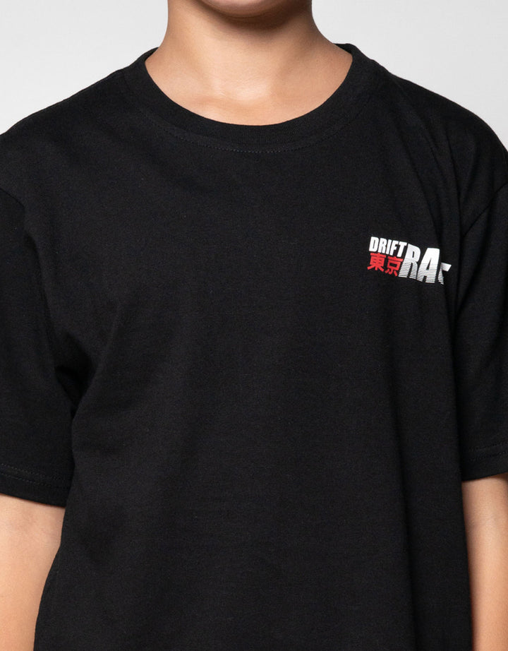 Nevada Two Sided Print Car Anime Kaos Anak Laki-laki