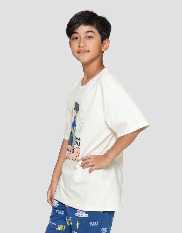 Nevada Print Cute Better Kaos Anak Laki-laki