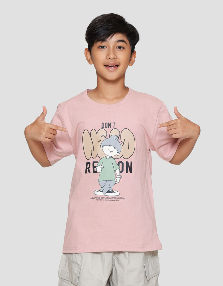 Nevada Print Cute Dont Need Kaos Anak Laki-laki