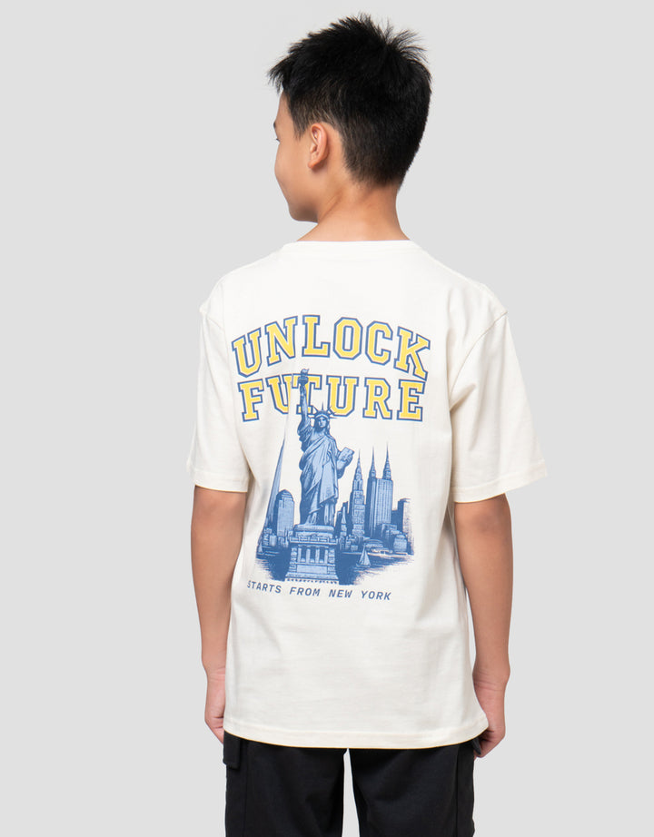 Nevada Two Sided Print Unlock Future Kaos Anak Laki-laki