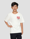 Nevada Two Sided Print New York Kaos Anak Laki-laki