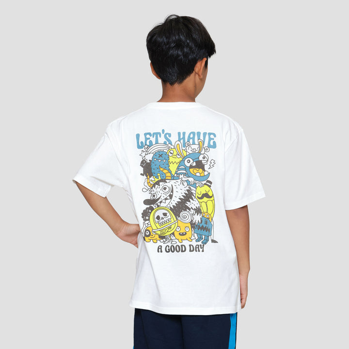 Nevada Two Sided Print A Good Day Kaos Anak Laki-laki