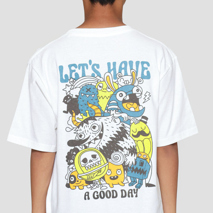 Nevada Two Sided Print A Good Day Kaos Anak Laki-laki