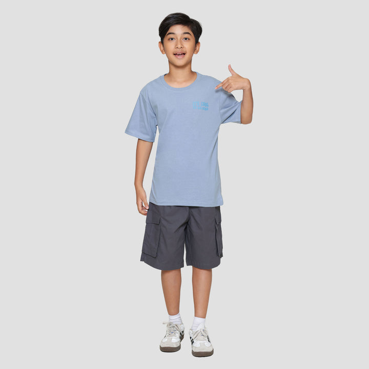 Nevada Two Sided Print Its Cool Kaos Anak Laki-laki