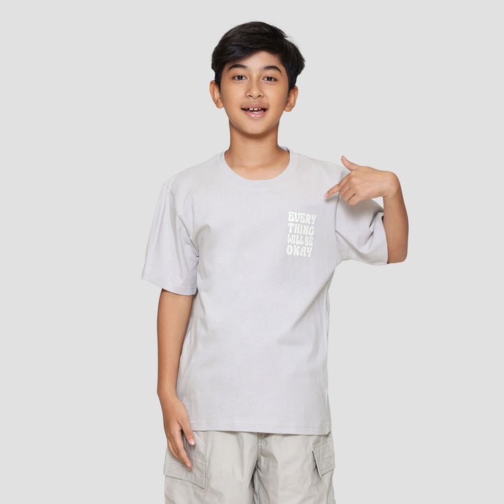 Nevada Two Sided Print Will Be Okay Kaos Anak Laki-laki