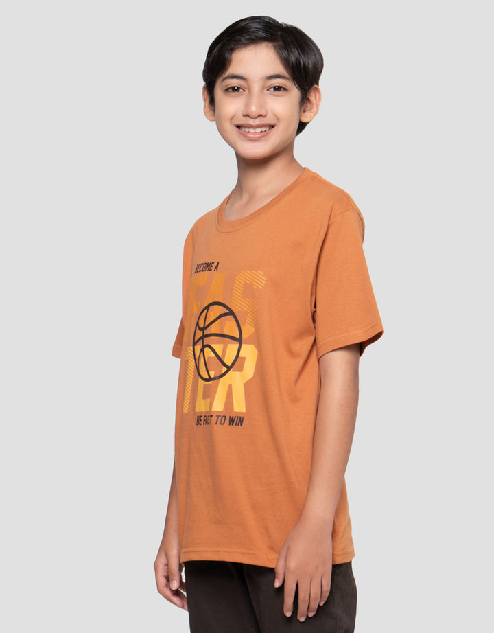 Nevada Print Faster Kaos Anak Laki-laki