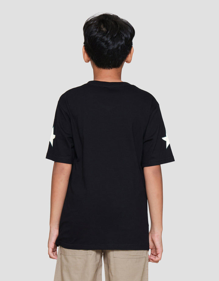 Nevada V Neck Varsity Two Sided Print Boston Kaos Anak Laki-laki