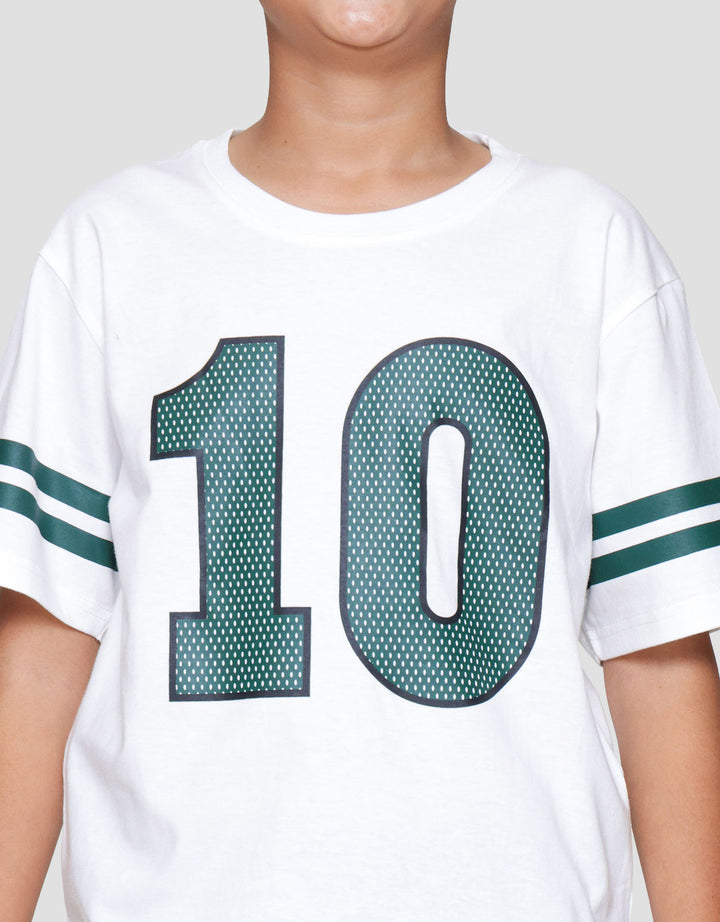 Nevada Varsity Two Sided Print Number New York Kaos Anak Laki-laki