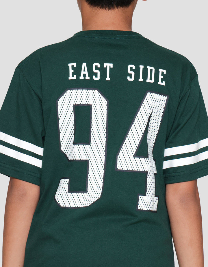 Nevada Varsity Two Sided Print Number East Side Kaos Anak Laki-laki