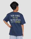 Nevada Two Sided Print Ny Usa Kaos Anak Laki-laki