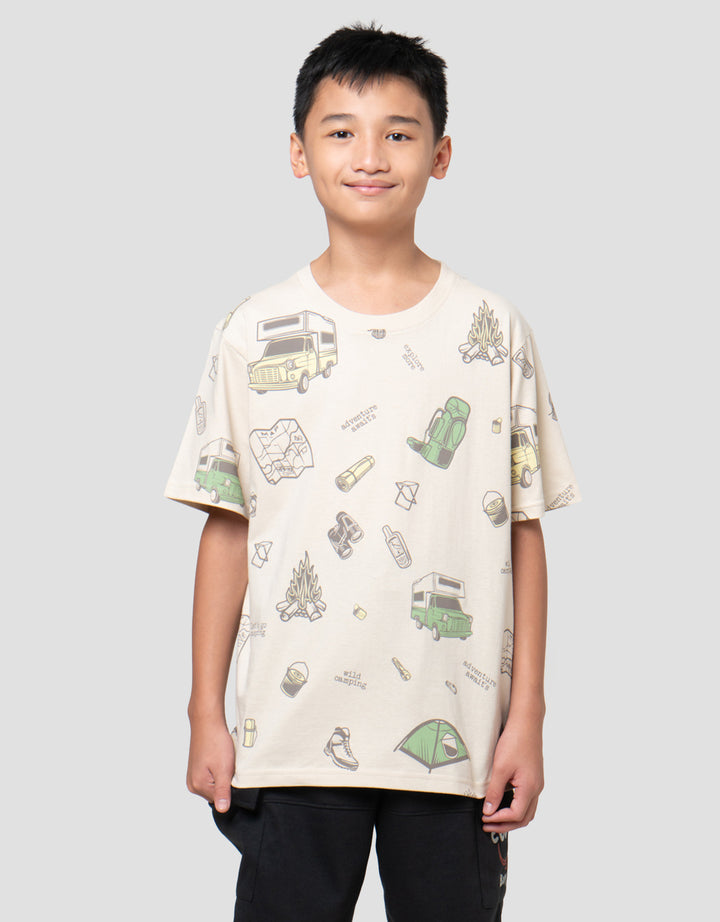 Nevada Full Print Adventure Kaos Anak Laki-laki