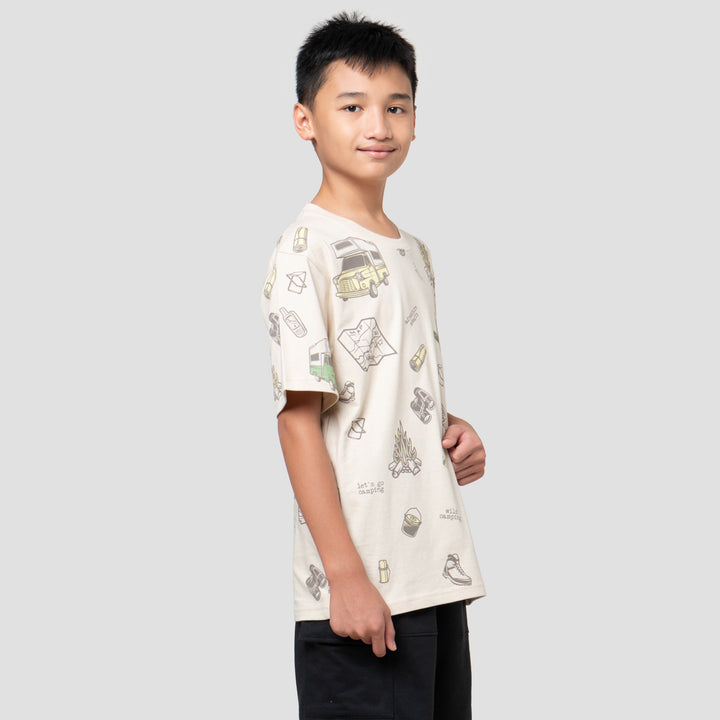 Nevada Full Print Adventure Kaos Anak Laki-laki