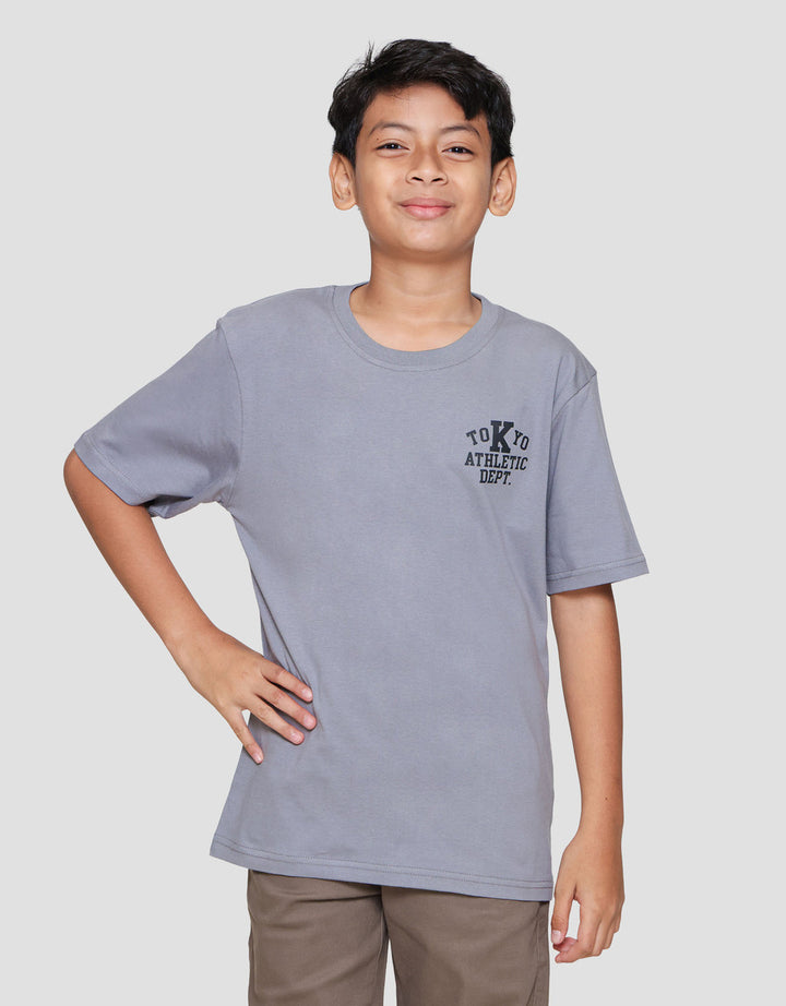 Nevada Two Sided Print Tokyo Kaos Anak Laki-laki