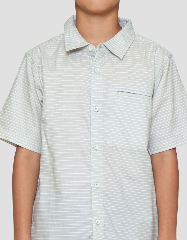 Nevada Stripes Pocket Kemeja Anak Laki-laki
