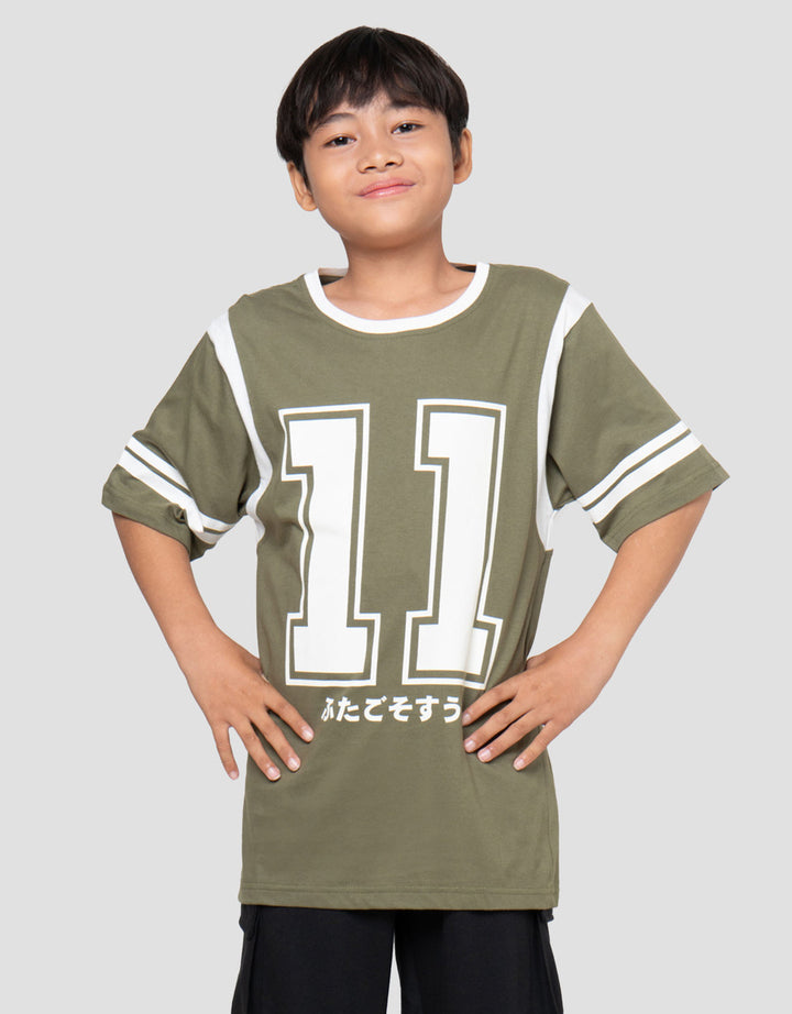 Nevada Cut N Sewn Print Number Kaos Anak Laki-laki