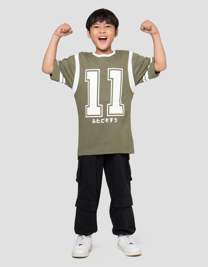 Nevada Cut N Sewn Print Number Kaos Anak Laki-laki